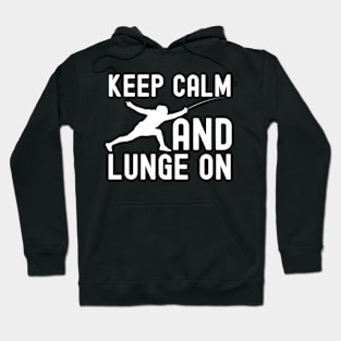 Keep Calm And Lunge On Hoodie